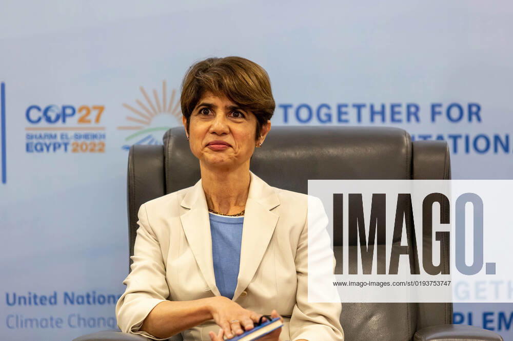 Pratima Rangarajan - CEO of OGCI Climate Investments speaks during a discussion panel on the fifth day of the COP27 UN Climate Change Conference, held by UNFCCC in Sharm El-Sheikh International Convention Center. COP27 is running from November 6 to November 18 in Sharm El Sheikh and focuses on the implementation of measures already agreed on during the previous COPs. The Conference also focuses on the most vulnerable communities as the climate crisis hardens life conditions of those already most disadvantaged. Sharm El Sheijk Egypt - ZUMAs197 20221111_zaa_s197_217