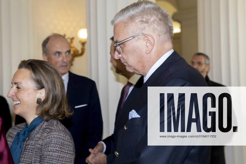 Prince Laurent and Princess Claire of Belgium pictured during the celebration of the King s Feast, at the federal parliament in Brussels, Tuesday 15 November 2022. HATIMxKAGHAT 50727745