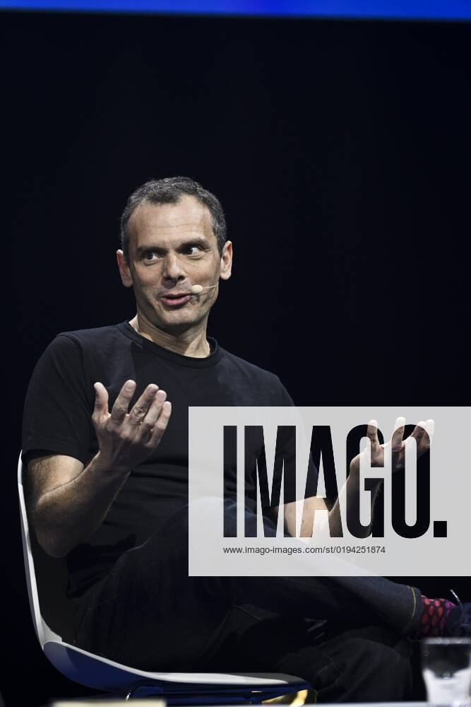 Olivier Pomel, Co-founder and CEO of Datadog, pictured on stage at the Slush 2022 Startup Event in Helsinki, Finland on November 17, 2022. Helsinki Finland