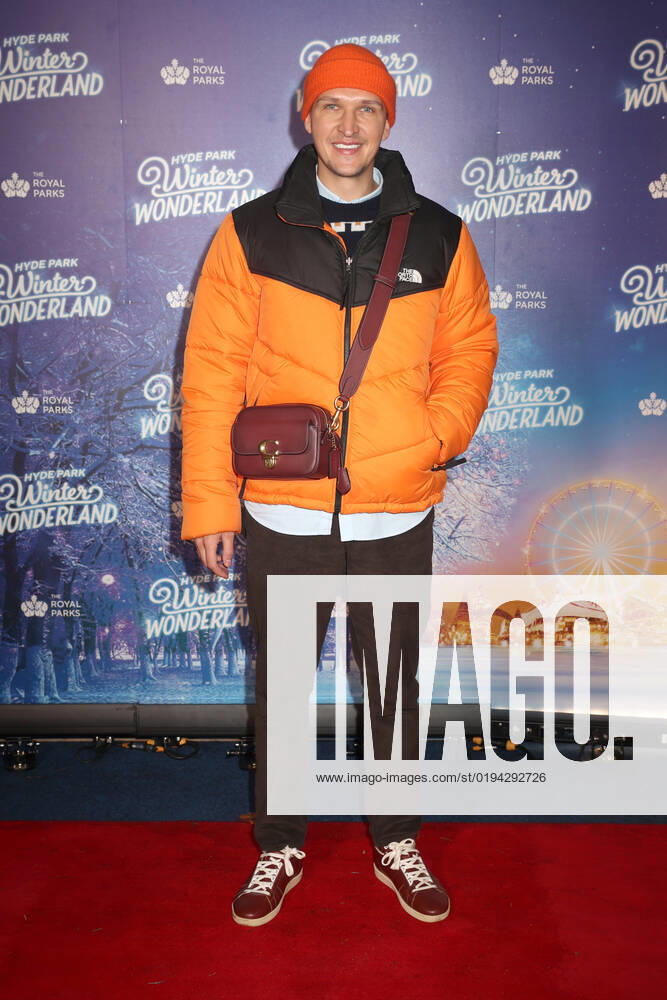 Chris Kowalski attends the Hyde Park Winter Wonderland 2022 VIP Preview Night in London. NOVEMBER 17th 2022 CMYx22482