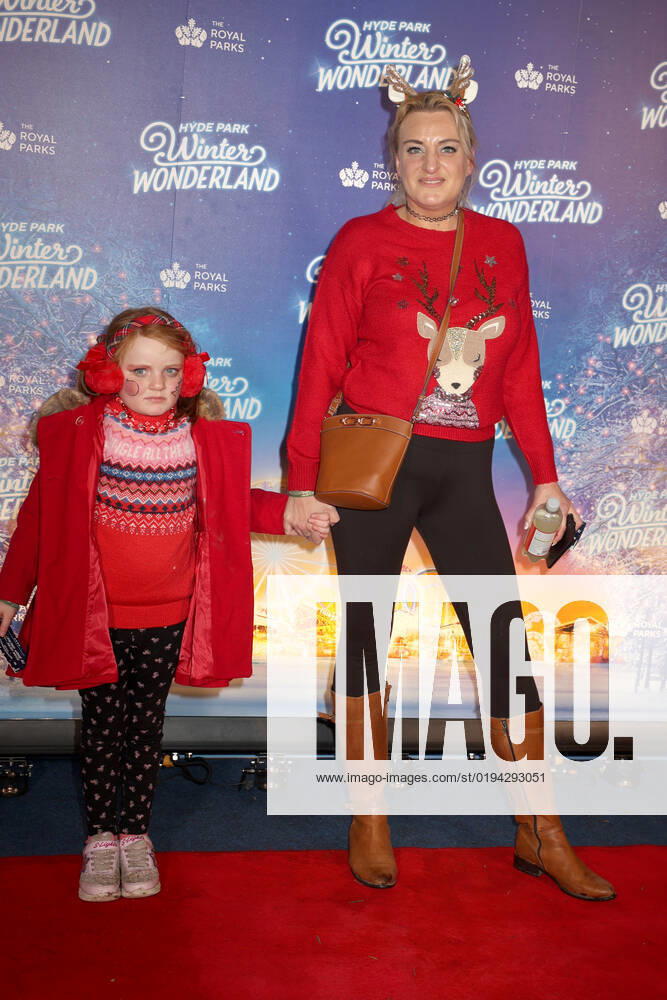 Daisy May Cooper attends the Hyde Park Winter Wonderland 2022 VIP Preview Night in London. NOVEMBER 17th 2022 CMYx22482