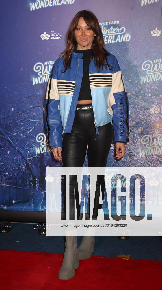 Lou Teasdale attends the Hyde Park Winter Wonderland 2022 VIP Preview Night in London. NOVEMBER 17th 2022 CMYx22482