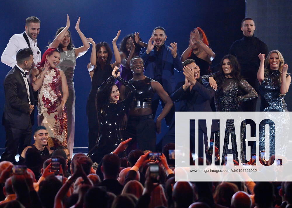 Rosalia performs onstage during the 23rd annual Latin Grammy Awards at the Michelob Ultra Arena at Mandalay Bay Resort and Casino in Las Vegas, Nevada on Thursday, November 17, 2022. LAV20221117041 JIMxRUYMEN