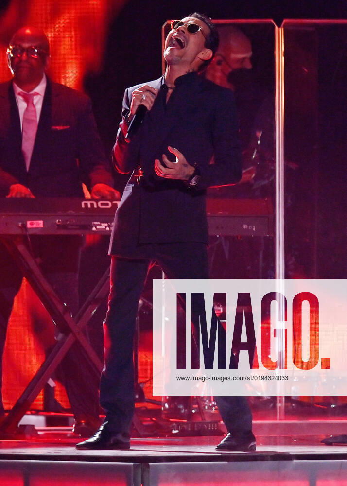 Marc Anthony performs onstage during the 23rd annual Latin Grammy Awards at the Michelob Ultra Arena at Mandalay Bay Resort and Casino in Las Vegas, Nevada on Thursday, November 17, 2022. LAV20221117043 JIMxRUYMEN