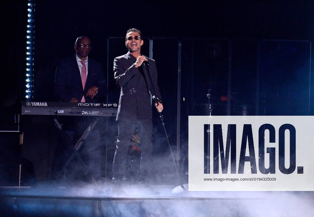 Marc Anthony performs onstage during the 23rd annual Latin Grammy Awards at the Michelob Ultra Arena at Mandalay Bay Resort and Casino in Las Vegas, Nevada on Thursday, November 17, 2022. LAV20221117644 JIMxRUYMEN