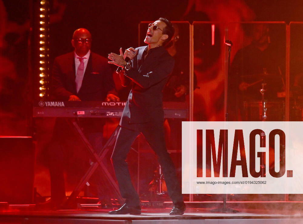 Marc Anthony performs onstage during the 23rd annual Latin Grammy Awards at the Michelob Ultra Arena at Mandalay Bay Resort and Casino in Las Vegas, Nevada on Thursday, November 17, 2022. LAV20221117652 JIMxRUYMEN