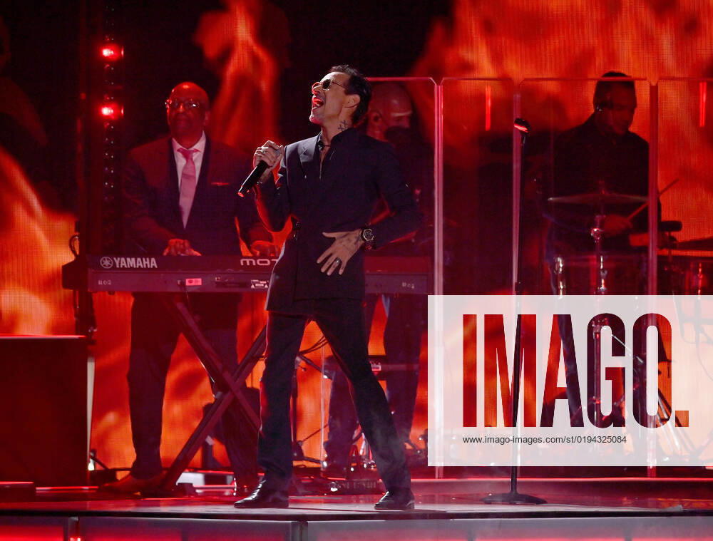 Marc Anthony performs onstage during the 23rd annual Latin Grammy Awards at the Michelob Ultra Arena at Mandalay Bay Resort and Casino in Las Vegas, Nevada on Thursday, November 17, 2022. LAV20221117654 JIMxRUYMEN