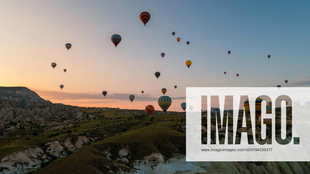 Turkey balloons Cappadocia Goreme Kapadokya , Sunrise in the mountains of Capadocia Sunrise with hot air balloons in Cappadocia, Turkey balloons in Cappadocia Goreme Kapadokya, and Sunrise in the mountains of Cappadocia.