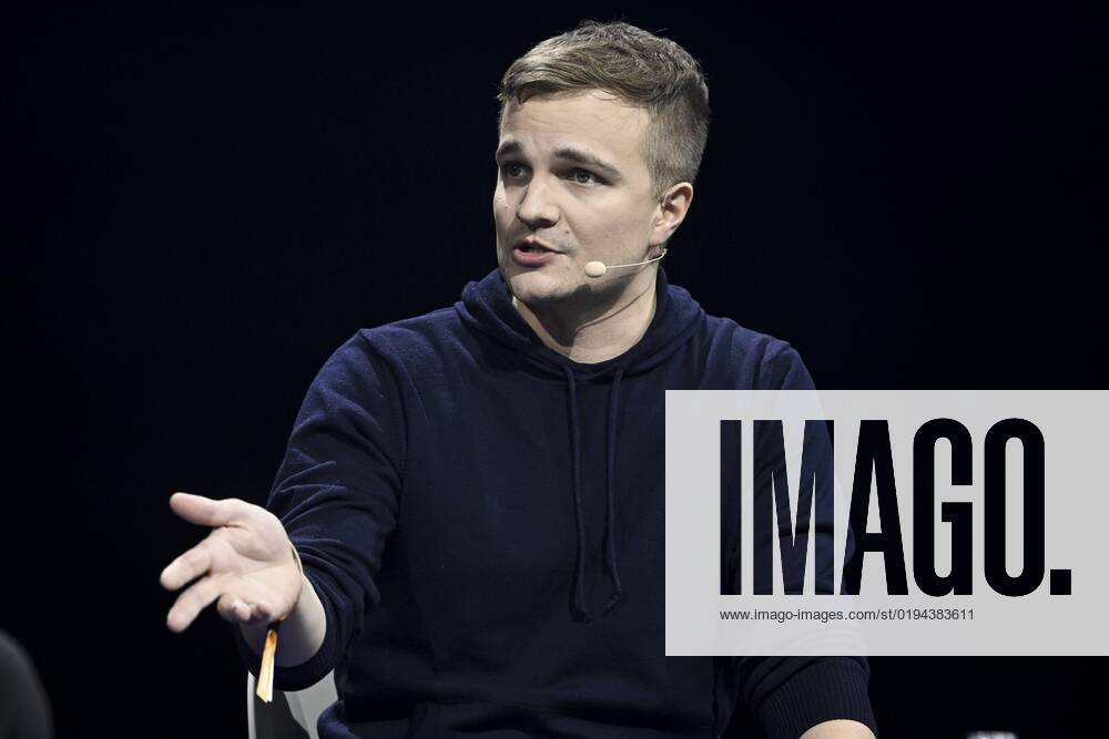 EDS. NOTE, THE NAME OF WOLT CEO ADDED. Miki Kuusi, co-founder and CEO of the Helsinki-based company Wolt at the Slush 2022 Startup Event in Helsinki, Finland on November 18, 2022. Helsinki Finland