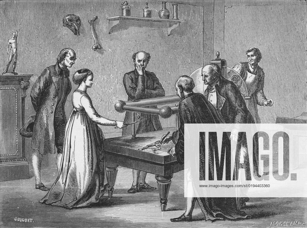 Galvani s discovery, 1780 (1894). Artist: Unknown.