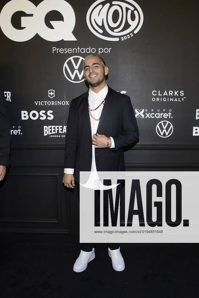 GQ Men Of tHe Year Black Carpet November 22, Mexico City, Mexico: Agudelo888 attends the black carpet of the GQ Men Of The Year Awards at Proyecto Publicol Prim. on November 22, 2022 in Mexico City, Mexico. (Photo by Carlos Tischler Eyepix Group)