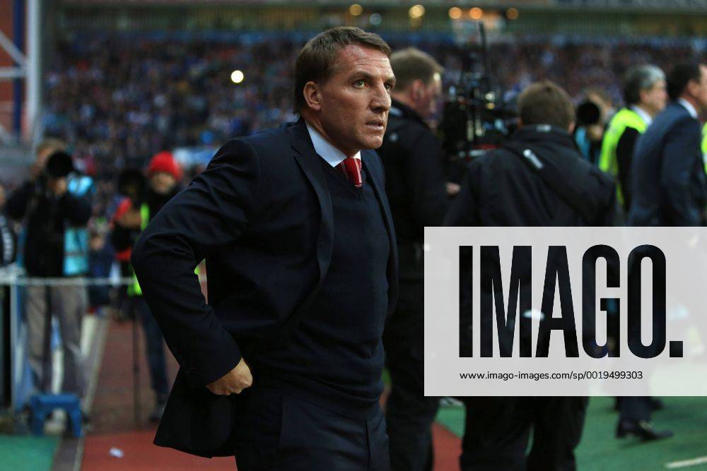 Manager of Liverpool, Brendan Rodgers - Blackburn Rovers vs. Liverpool - The FA Cup - Quarter Final replay - Ewood Park - Blackburn - 08 04 2015 Pic Philip Oldham Sportimage .