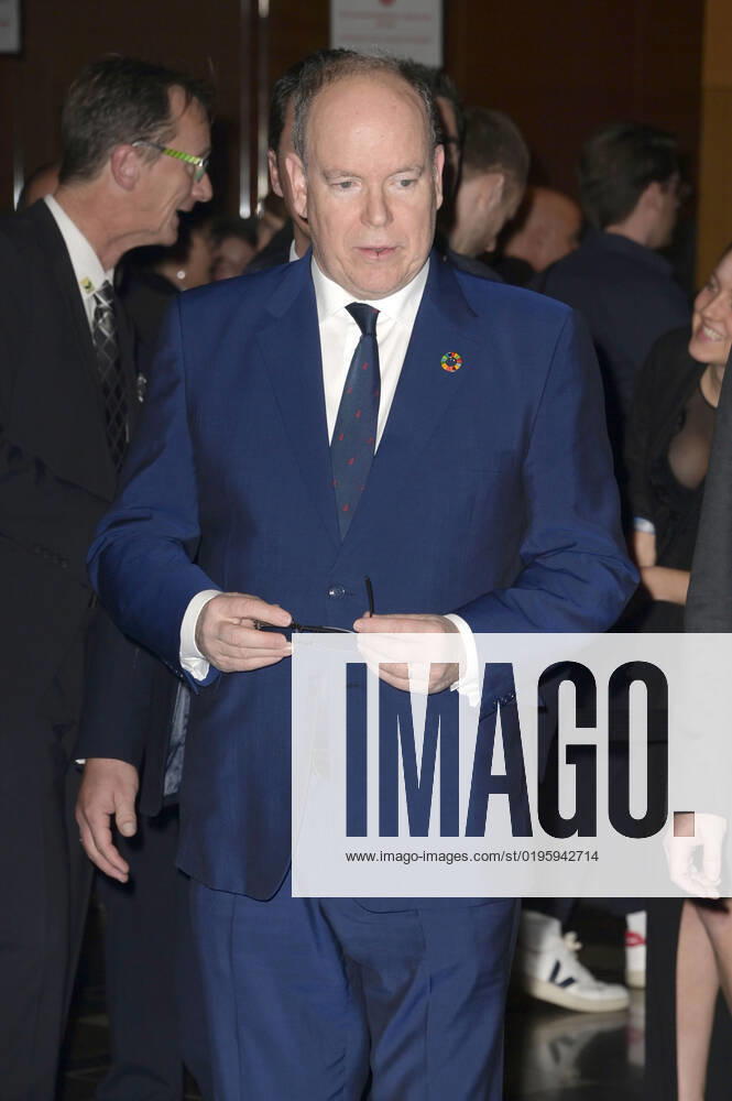 Fürst Albert II. von Monaco bei der Verleihung des 15. Deutschen Nachhaltigkeitspreises 2022 im Maritim Hotel. Düsseldorf