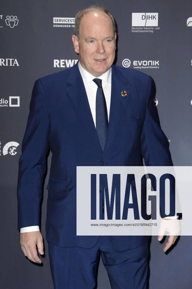 Fürst Albert II. von Monaco bei der Verleihung des 15. Deutschen Nachhaltigkeitspreises 2022 im Maritim Hotel. Düsseldorf