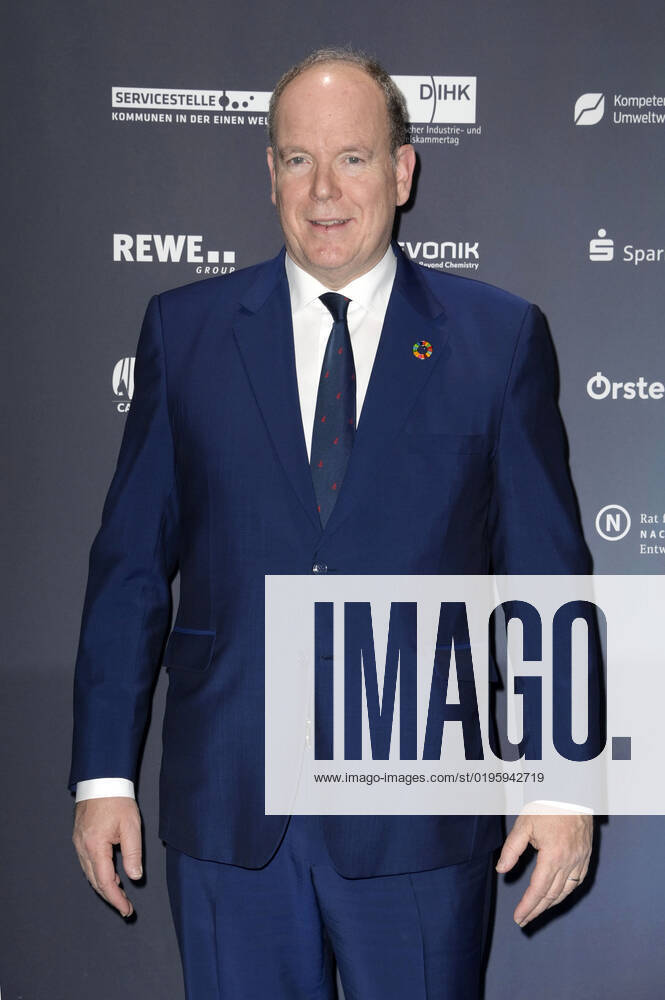 Fürst Albert II. von Monaco bei der Verleihung des 15. Deutschen Nachhaltigkeitspreises 2022 im Maritim Hotel. Düsseldorf