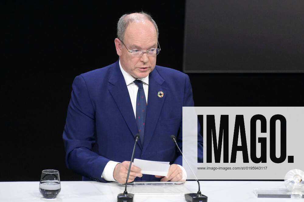 Fürst Albert II. von Monaco bei der Verleihung des 15. Deutschen Nachhaltigkeitspreises 2022 im Maritim Hotel. Düsseldorf