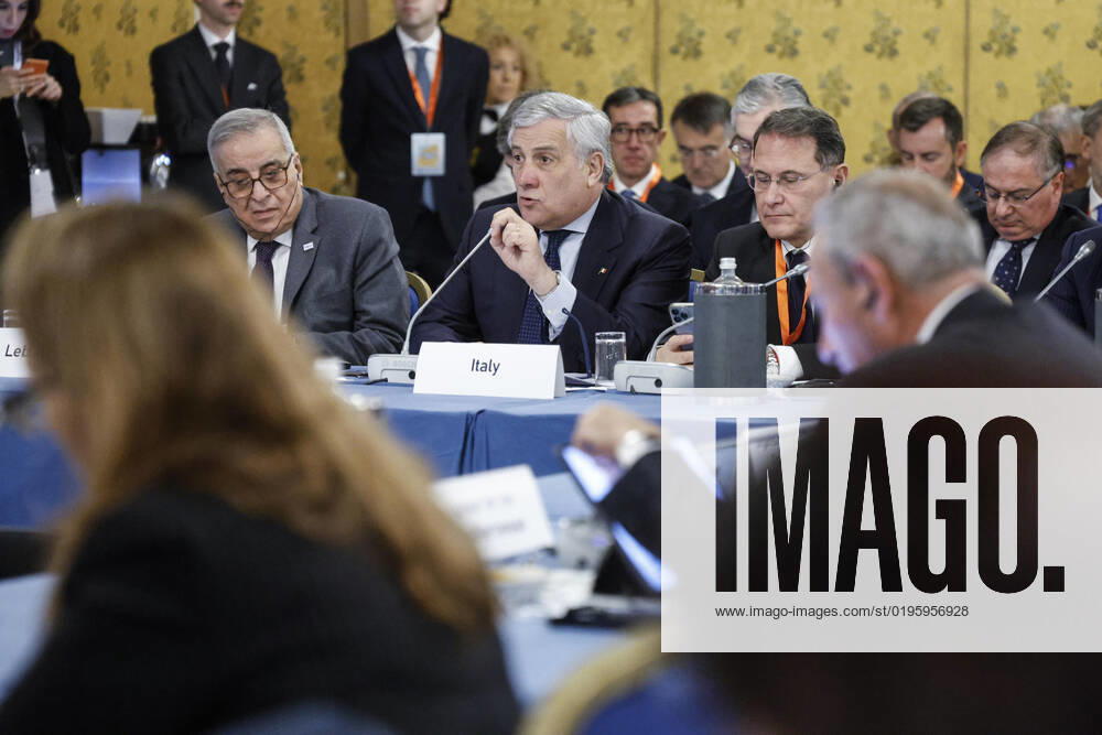 Italian Foreign Minister and Deputy Prime Minister Antonio Tajani during panel Mediterranean Ministerial Dialogue On The Food Security Crisis at Rome Med 2022, Mediterranean Dialogues conference in Rome, Italy, 03 December 2022.ANSA FABIO FRUSTACI ROME ITALY - ZUMAa110 20221203_zaf_a110_003