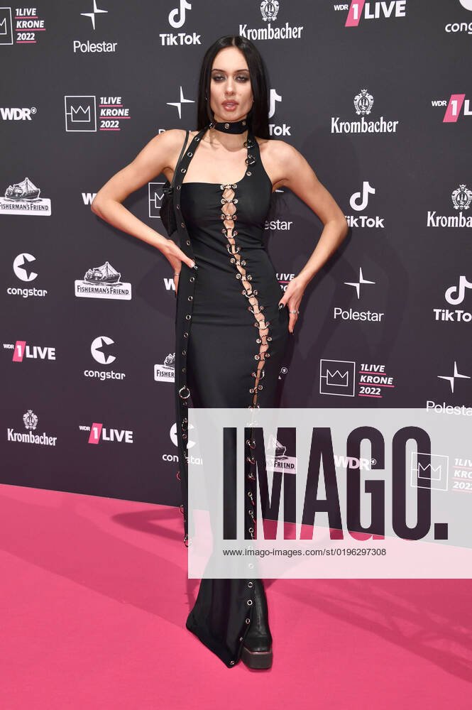 Kayla Shyx bei der 23. Verleihung der 1Live Krone 2022 in der Jahrhunderthalle. Bochum
