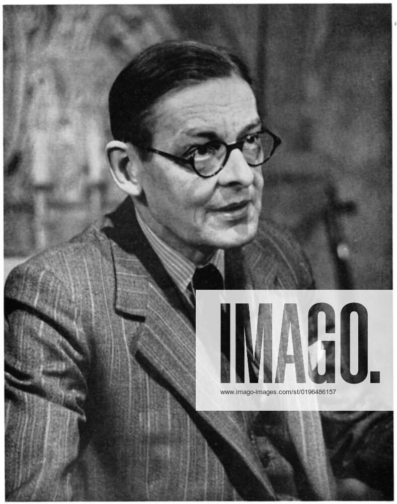 TS Eliot, American-born British poet dramatist and critic, c1950s. Artist: Unknown