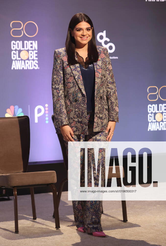 BEVERLY HILLS, CA - DECEMBER 12: Mayan Lopez, at the 80th Annual Golden Globe Awards Nominations at The Beverly Hiltons in Beverly Hills, California on December 12, 2022.