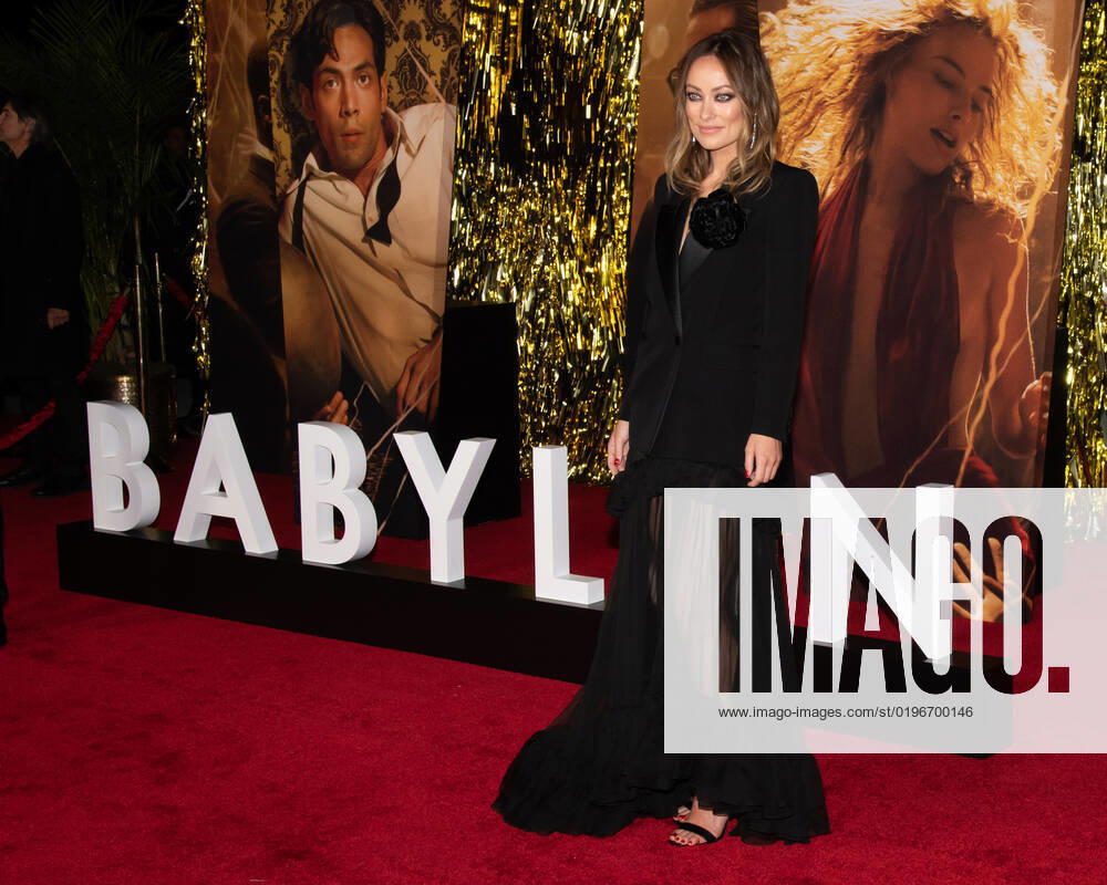 Los Angeles, California - Olivia Wilde. Babylon Global Premiere Screening at the Academy Museum of Motion Pictures. Los Angeles USA - ZUMAa123 20221215_zaa_a123_041