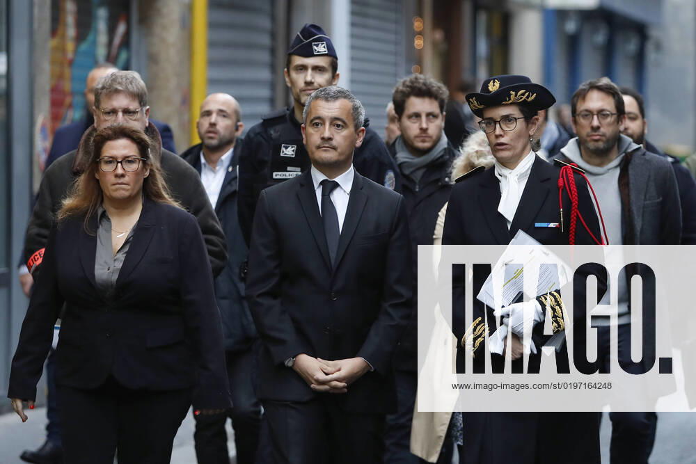 Fusillade Rue d Enghien dans le 10eme arrondissement de Paris - Gerald Darmanin - Alexandra Cordebard (Maire du 10eme arrondissement de Paris) - Julien Bayou NEWS : Fusillade Rue d Enghien dans le 10eme arrondissement de Paris - 23 12 2022 MichaelBaucher Panoramic