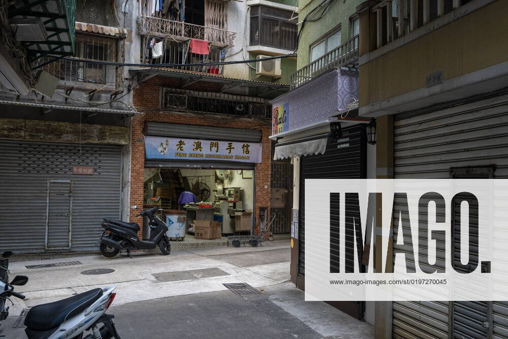 Daily Life In Macau An open store next to closed stores in a street on December 29, 2022 in Macau, China. Macau Macau