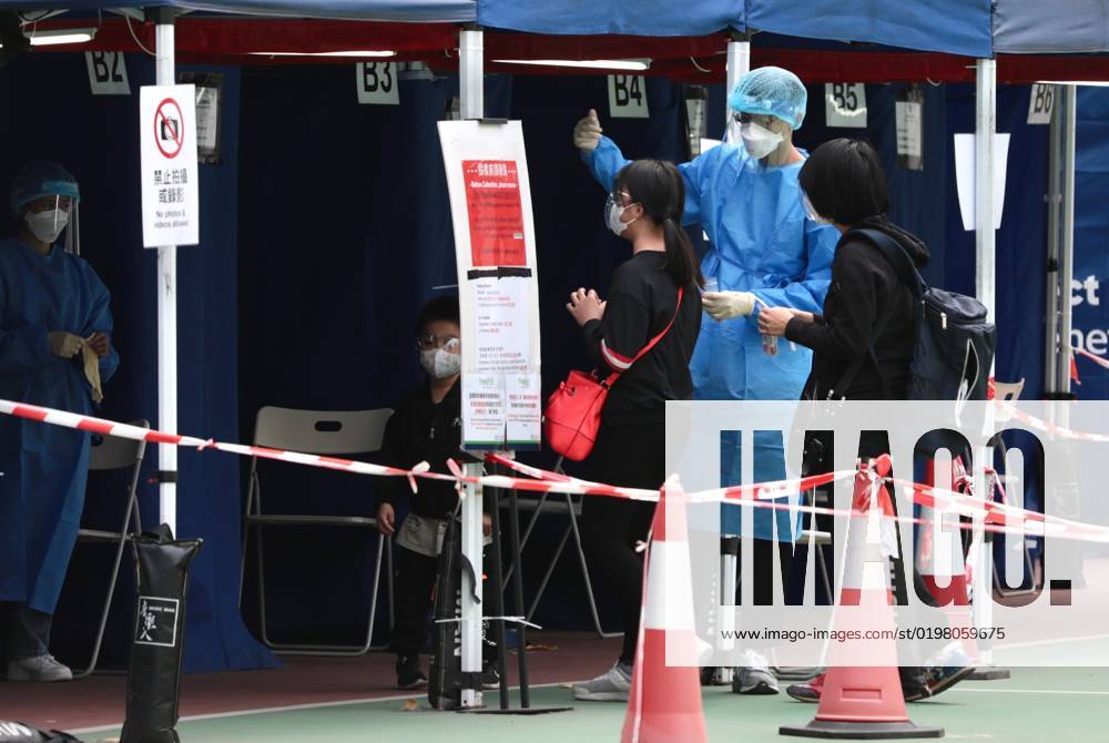 In Hong Kong, medical staff gestures as citizens are about to receive Covid-19 testing at the city centre. It is required for Hong Kong citizens and foreigners to obtain Nucleic Acid Testing NEGATIVE certificate 48 hours prior to departure for China Mainland via land port.Jan-7,2022Hong Kong.ZUMA HONG KONG CHINA - ZUMAl137 20230107_zap_l137_002