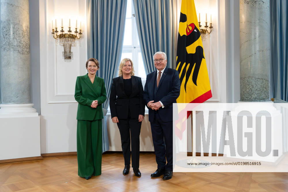 Eva Högl, Wehrbeauftragte des Deutschen Bundestages Neujahrsempfang von Bundespräsident Frank-Walter Steinmeier und Elke Büdenbender im Schloss Bellevue in Berlin, mit Eva Högl, Wehrbeauftragte des Deutschen Bundestages Berlin Berlin GER