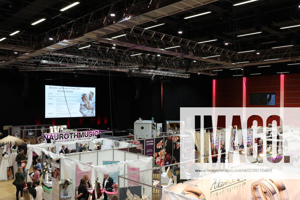 Impressionen der Hochzeits und Festmesse 2023 in der Siegerlandhalle Messe zum Thema Hochzeit und Fest am 14.01.2023 in Siegen Deutschland. Nur Redaktionelle Nutzung