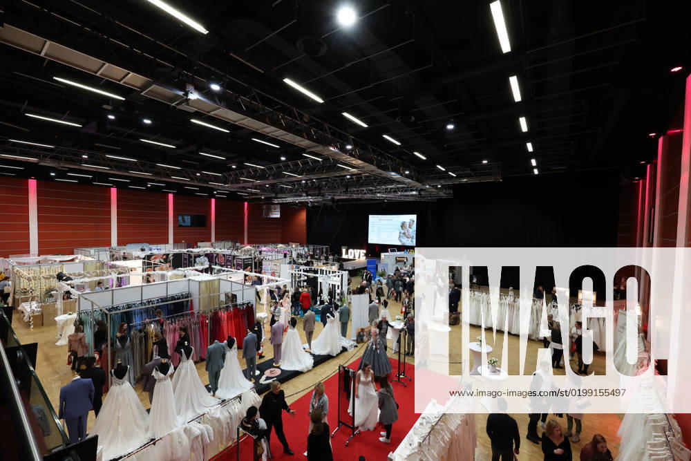 Impressionen der Hochzeits und Festmesse 2023 in der Siegerlandhalle Messe zum Thema Hochzeit und Fest am 14.01.2023 in Siegen Deutschland. Nur Redaktionelle Nutzung