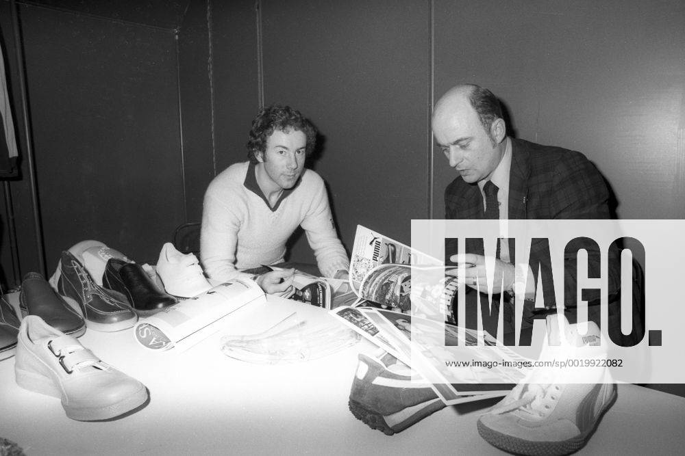 ISPO - Internationale Sportartikelmesse in München: Ingemar Stenmark (li., Schweden) bei Puma
