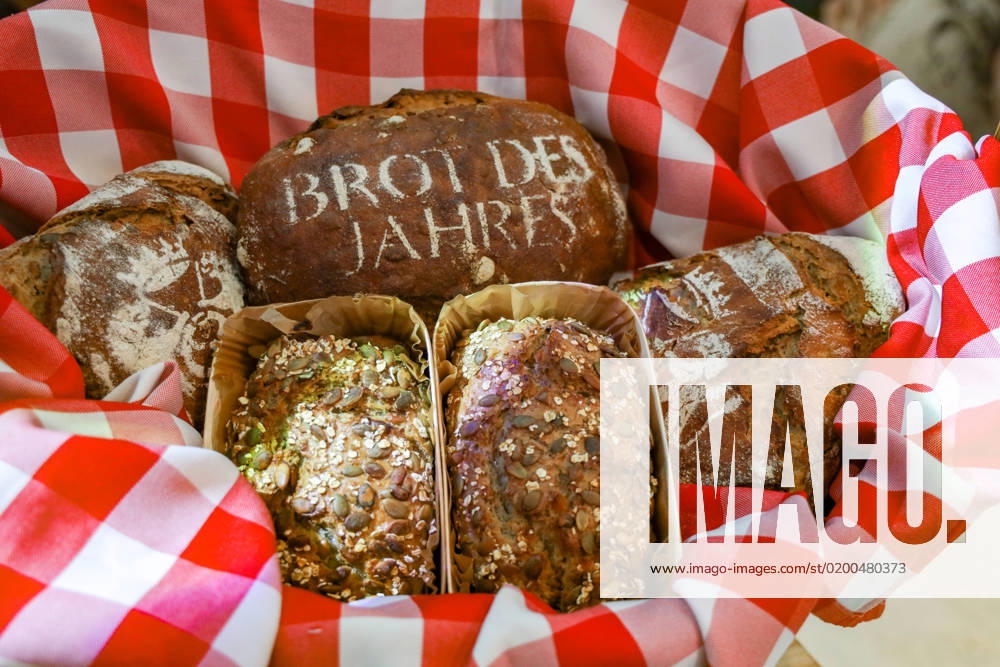 Deutsches Brotinstitut verkündet Brot des Jahres - Kürbiskernbrot DEU, Deutschland, Berlin, 23.01.2023: Internationale Grüne Woche. Brot des Jahres, Anschnitt und Verkostung durch den Bundeslandwirtschaftsminister.