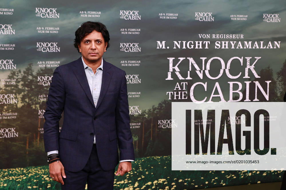 Bilder des Jahres 2023, Entertainment 01 Januar Entertainment Themen der Woche KW04 M. Night Shyamalan, der amerikanische Regisseur bei der Knock at the Cabin Film Premiere am 27.01.2023 in Muenchen Knock at the Cabin Filmpremiere in München