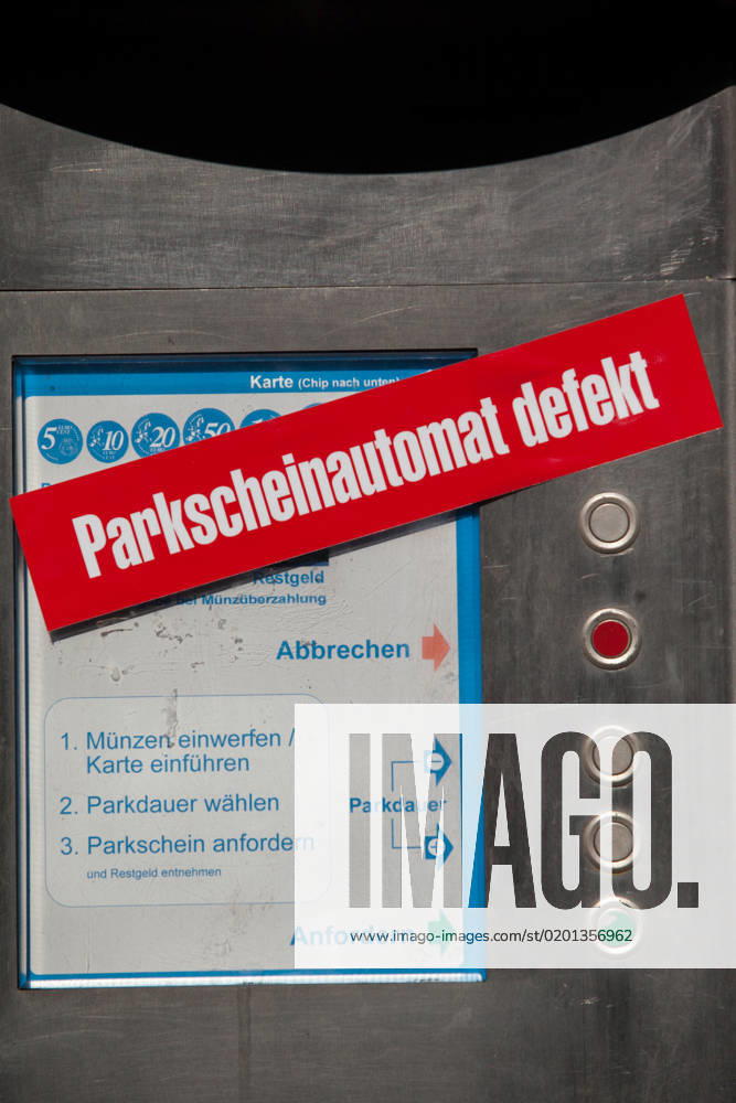 Parkscheinautomat defekt Parkscheinautomat defekt