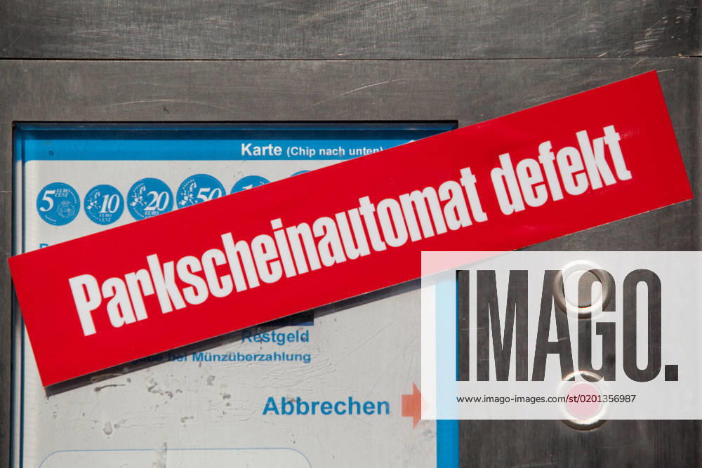 Parkscheinautomat defekt Parkscheinautomat defekt