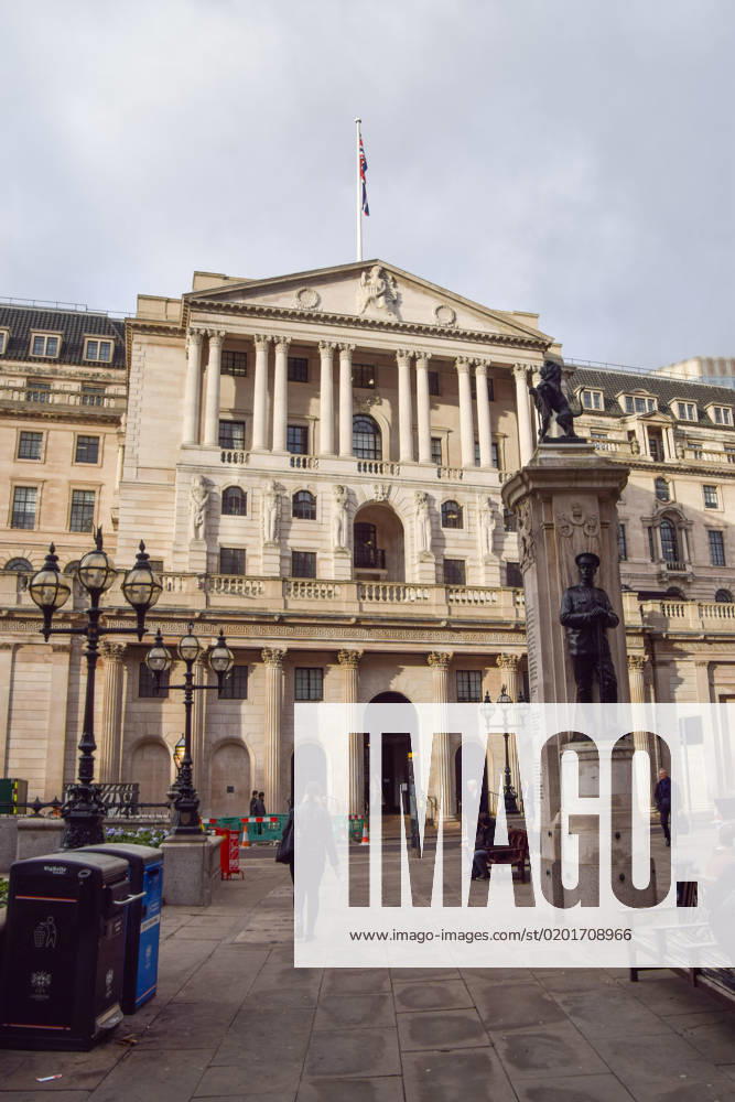 A general view of the Bank of England as it raises UK interest rates to 4% London United Kingdom - ZUMAs197 20230202_zab_s197_046