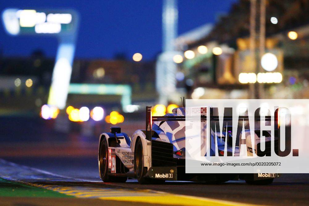 Motorsports: FIA WEC 2015: 24 Heures du Mans, Porsche 919 Hybrid, Porsche Team: Nico Huelkenberg, Earl Bamber, Nick Tandy ZWEIx