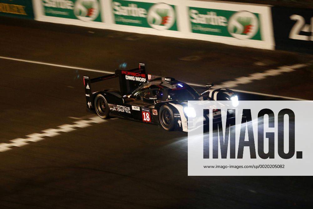 Motorsports: FIA WEC 2015: 24 Heures du Mans, Porsche 919 Hybrid, Porsche Team: Romain Dumas, Neel Jani, Marc Lieb ZWEIx