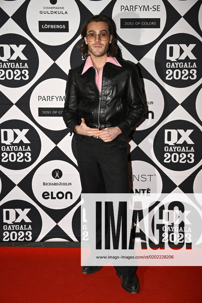 STOCKHOLM 20230206 Benjamin Ingrosso arrives at the QX gala at Cirkus in Stockholm on Monday Stockholm Sweden