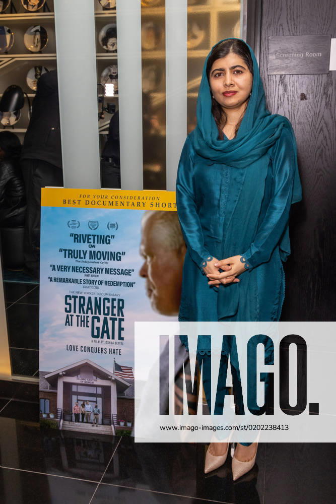 Malala Yousafzai (25), a Pakistani education activist, attends the Stranger At The Gate screening and Q&A at The W Hotel in London. London United Kingdom - ZUMAs197 20230206_zaa_s197_149