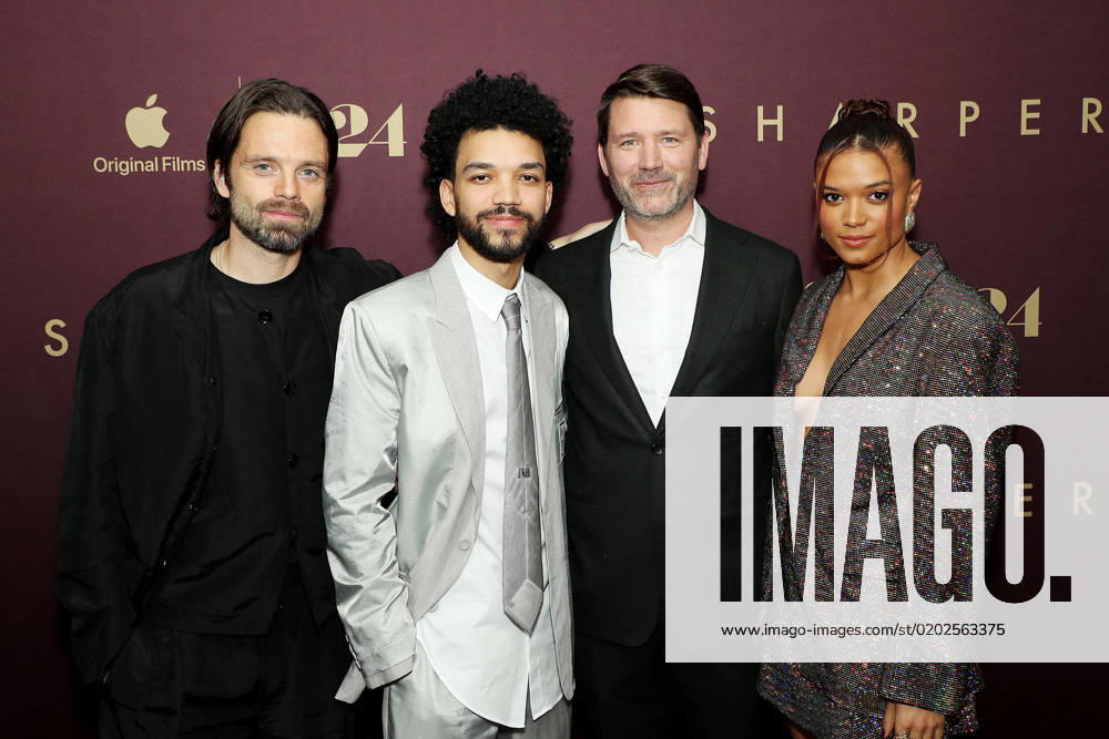 Bilder des Jahres 2023, Entertainment 02 Februar Entertainment Themen der Woche KW06 Special screening of Apple Original Films and A24?s Sharper at the Crosby Hotel. Featuring: Justice Smith, Sebastian Stan, Benjamin Caron (Director) and Briana Middleton Where: New York, New York, United States When: 09 Feb 2023 Credit: Marion Curtis StarPix for Apple Original Films Startraksphoto.com Cover Images