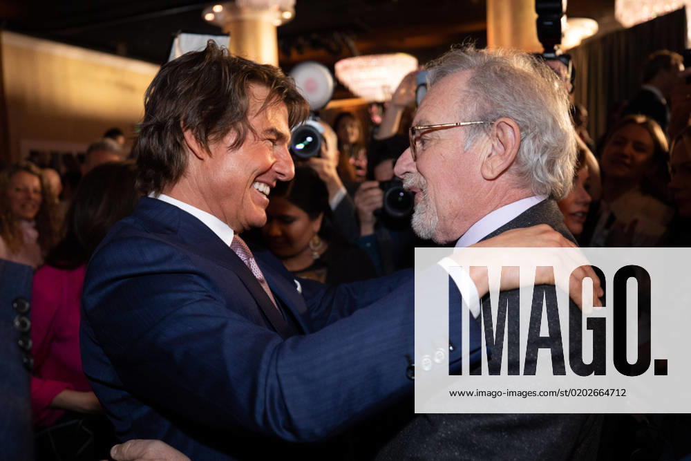 Tom Cruise and Steven Spielberg at the Oscar Nominee Luncheon held in the International Ballroom at the Beverly Hilton on Monday, February 13, 2023. The 95th Oscars will air on Sunday, March 12, 2023 live on ABC.