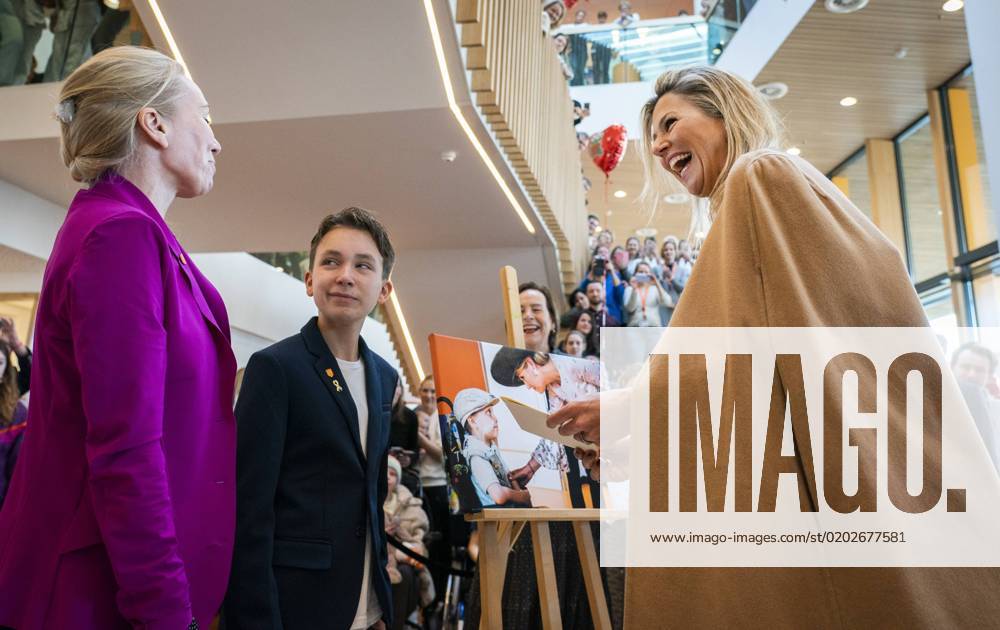 UTRECHT - Queen Maxima during a visit to the Princess Maxima Center for pediatric oncology. On June 5, 2023, it will be exactly five years since the research hospital was officially opened by Maxima. ANP JEROEN JUMELET netherlands out - belgium out