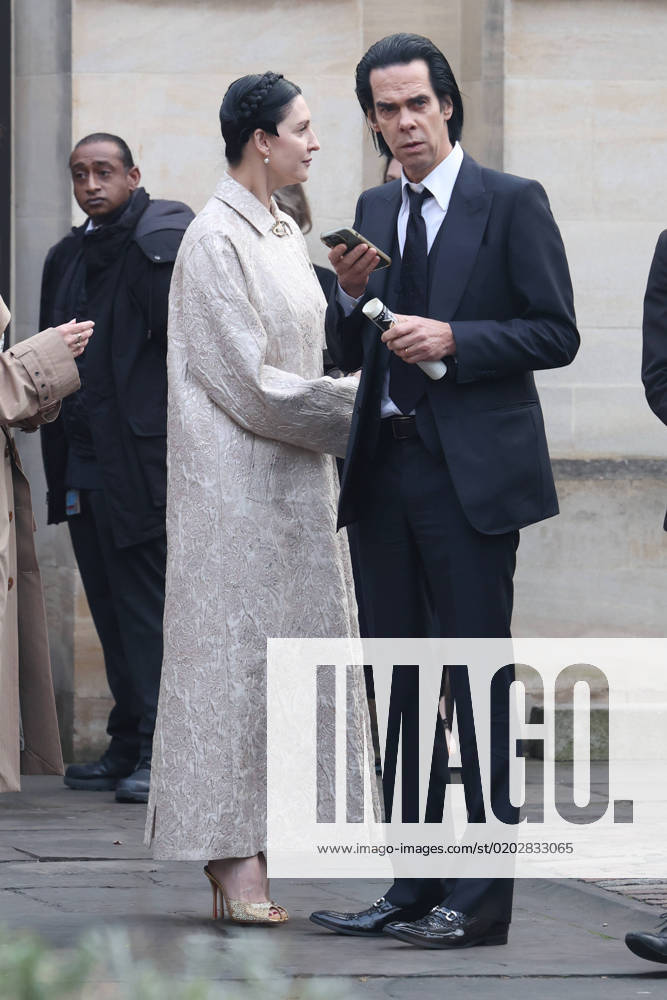 Bilder des Jahres 2023, Entertainment 02 Februar Entertainment Themen der Woche KW07 Susie Cave and Nick Cave attend the Memorial Service for Dame Vivienne Westwood at Southwark Cathedral in London. FEBRUARY 16th 2023 CMYx2330