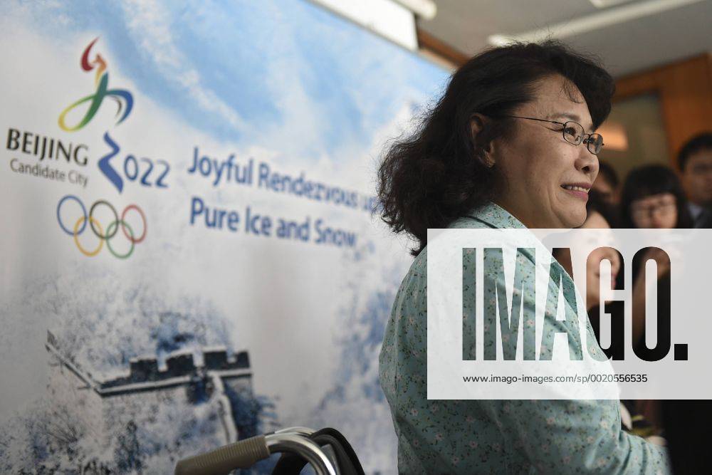 (CHINA OUT) Zhang Haidi, Vice President of the Beijing 2022 Olympic Winter games Winterspiele Spiele Summer games Bid Committee, attends Beijing Bid Committee Press Briefing at the Traders Hotel prior to the 128th IOC Session on July 27, 2015 in Kuala Lumpur, Malaysia. CFP470873317