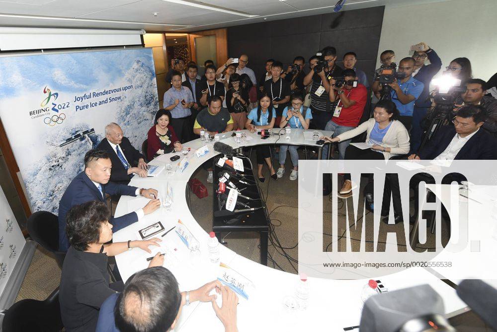 (CHINA OUT) Beijing Bid Committee Press Briefing at the Traders Hotel prior to the 128th IOC Session on July 27, 2015 in Kuala Lumpur, Malaysia. CFP470873363