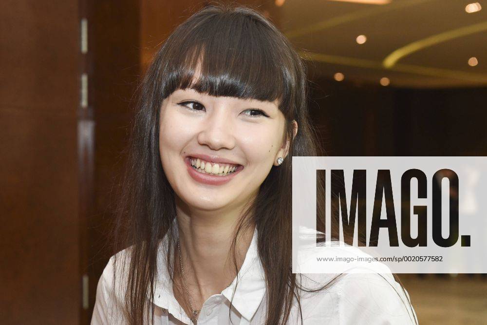 (CHINA OUT) Kazakhstan volleyball player Altynbekova Sabina attends the Almaty Press Briefing of the 128th IOC Session on July 30, 2015 in Kuala Lumpur, Malaysia. CFP470956697