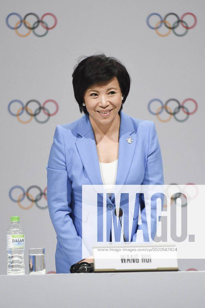 (CHINA OUT) Wang Hui, deputy secretary general of Beijing s bid committee, attends the Beijing 2022 Delegates press conference PK Pressekonferenz at the 128th IOC Session at the Kuala Lumpur Convention Centre on July 31, 2015 in Kuala Lumpur, Malaysia. CFP471005793