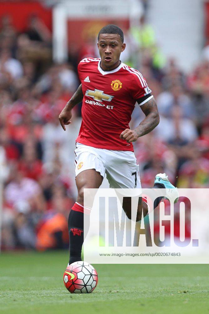 Memphis Depay of Manchester United ManU - Manchester United vs. Tottenham Hotspurs - Barclay s Premier League - Old Trafford - Manchester - 08 08 2015 Pic Philip Oldham Sportimage .
